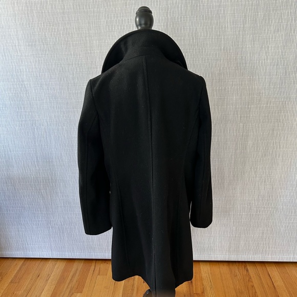 DKNY Winter Wool Coat with Removable Zippered Collar - Picture 2 of 8